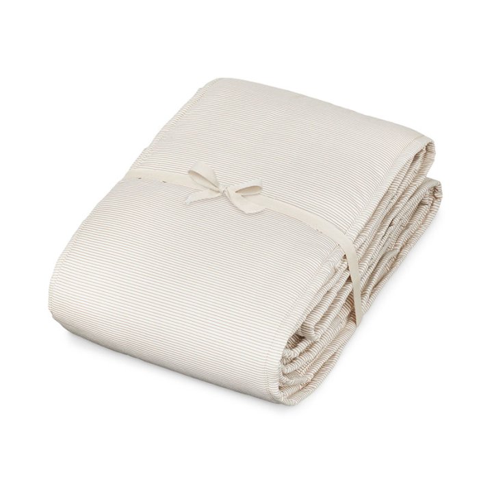 Cam Cam Copenhagen Cot Bumper Sengerand Brune Striber
