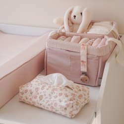 Cam Cam Copenhagen Diaper Caddy Pusleopbevaring Classic Stripes Rose