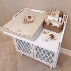 Cam Cam Copenhagen Diaper Caddy Pusleopbevaring Brune Striber