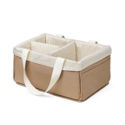 Cam Cam Copenhagen Diaper Caddy Pusleopbevaring Brune Striber