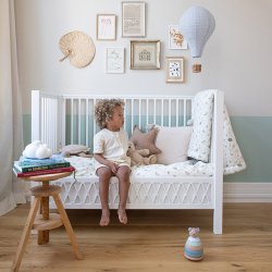 Cam Cam Copenhagen Harlequin Babyseng 60x120cm Hvid