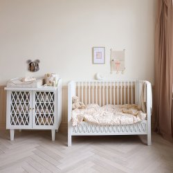 Cam Cam Copenhagen Harlequin Babyseng 60x120cm Hvid