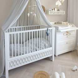 Cam Cam Copenhagen Harlequin Babyseng 60x120cm Hvid
