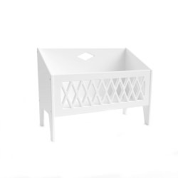 Cam Cam Copenhagen Harlequin Book Bench Bogkasse Hvid