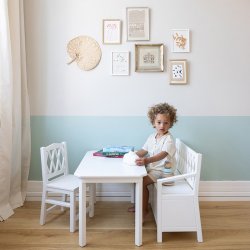 Cam Cam Copenhagen Harlequin Storage B�rneb�nk Hvid
