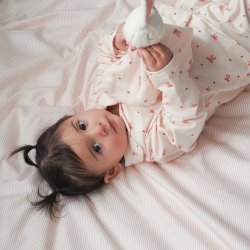 Cam Cam Copenhagen Junior Senget�j 100x140cm Classic Stripes Rose