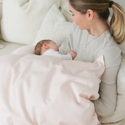 Cam Cam Copenhagen Junior Senget�j 100x140cm Classic Stripes Rose