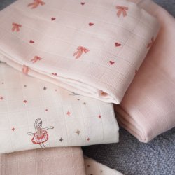 Cam Cam Copenhagen Muslin Cloth Stofble 3-Pak Bows
