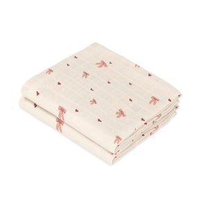 Cam Cam Copenhagen Muslin Cloth Stofble 2-Pak Bows