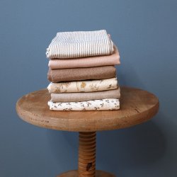 Cam Cam Copenhagen Muslin Cloth Stofble 2-Pak Brune Striber