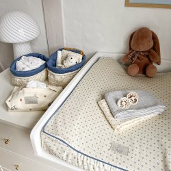 Cam Cam Copenhagen Muslin Cloth Stofble 2-Pak Bl� Striber