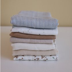 Cam Cam Copenhagen Muslin Cloth Stofble 2-Pak Bl� Striber