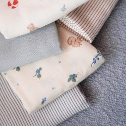 Cam Cam Copenhagen Muslin Cloth Stofble 2-Pak Blueberries