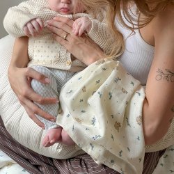 Cam Cam Copenhagen Muslin Cloth Stofble 2-Pak Blueberries