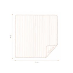 Cam Cam Copenhagen Muslin Cloth Stofble 2-Pak Classic Stripes Rose