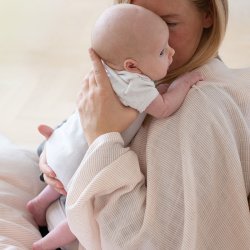 Cam Cam Copenhagen Muslin Cloth Stofble 2-Pak Classic Stripes Rose