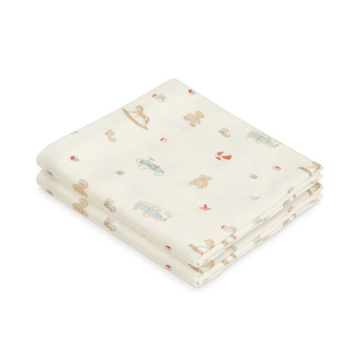 Cam Cam Copenhagen Muslin Cloth Stofble 2-Pak Vintage Toys
