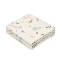 Cam Cam Copenhagen Muslin Cloth Stofble 2-Pak Woodland