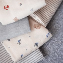 Cam Cam Copenhagen Muslin Cloth Stofble 3-Pak Blueberries
