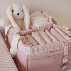 Cam Cam Copenhagen Muslin Cloth Stofble 3-Pak Classic Stripes Rose