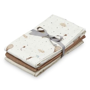 Cam Cam Copenhagen Muslin Cloth Stofble 3-Pak Dreamland/Camel/Sand