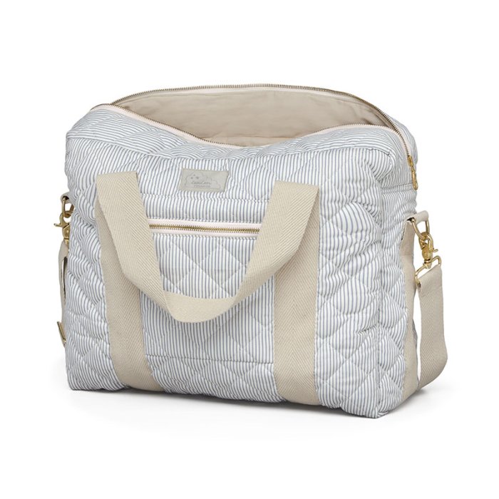 Cam Cam Copenhagen Pusletaske Mellem Bl� Striber