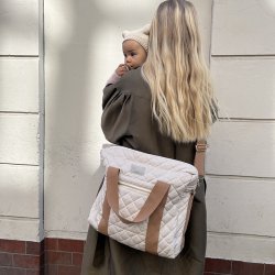 Cam Cam Copenhagen Pusletaske Mellem Brune Striber