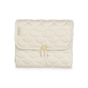 Cam Cam Copenhagen Quiltet Pusle Underlag Brune Striber