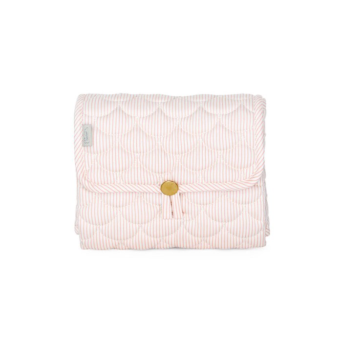 Cam Cam Copenhagen Quiltet Pusle Underlag Classic Stripes Rose