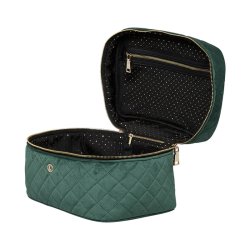 Coming Copenhagen Kaia Velour Beauty Bag Grn