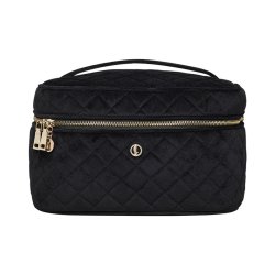 Coming Copenhagen Kaia Velour Beauty Bag Sort