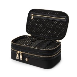 Coming Copenhagen Kiki Midi Dobbeltlag Toilettaske Sort