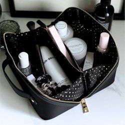 Coming Copenhagen Lulu Kosmetiktaske m/ Hank Sort