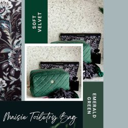 Coming Copenhagen Maisie Velour Toilettaske Grn