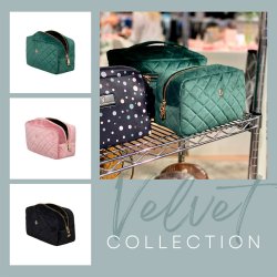 Coming Copenhagen Maisie Velour Toilettaske Grn