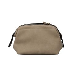 Coming Copenhagen Mia Vegansk Ruskind Kosmetiktaske Sand