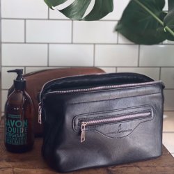 Coming Copenhagen Nich Herre/Unisex Toilettaske Sort