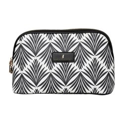 Coming Copenhagen Poppy 2 Pheonix Palm Toilettaske Hvid/Sort