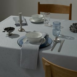 Compliments Confetti Damask Dug 150x300cm Mineral Blue