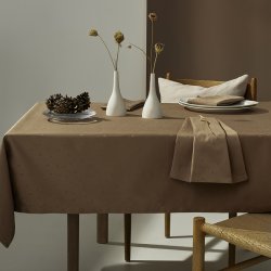 Compliments Confetti Damask Dug 150x300cm Walnut