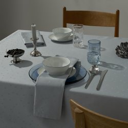 Compliments Confetti Damask Stofservietter 4 stk Mineral Blue