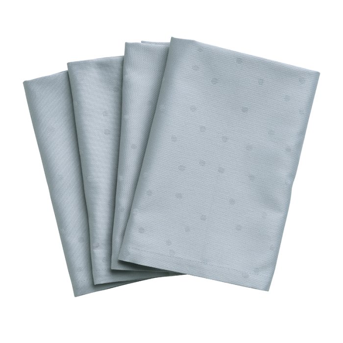 Compliments Confetti Damask Stofservietter 4 stk Mineral Blue