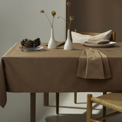 Compliments Confetti Damask Stofservietter 4 stk Walnut