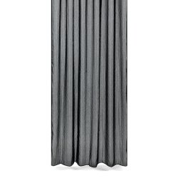 Compliments Lines Badeforh�ng 140x200cm m/ Ringe Sort