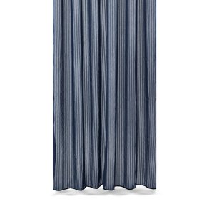 Compliments Lines Badeforh�ng 140x220cm m/ Ringe Deep Blue