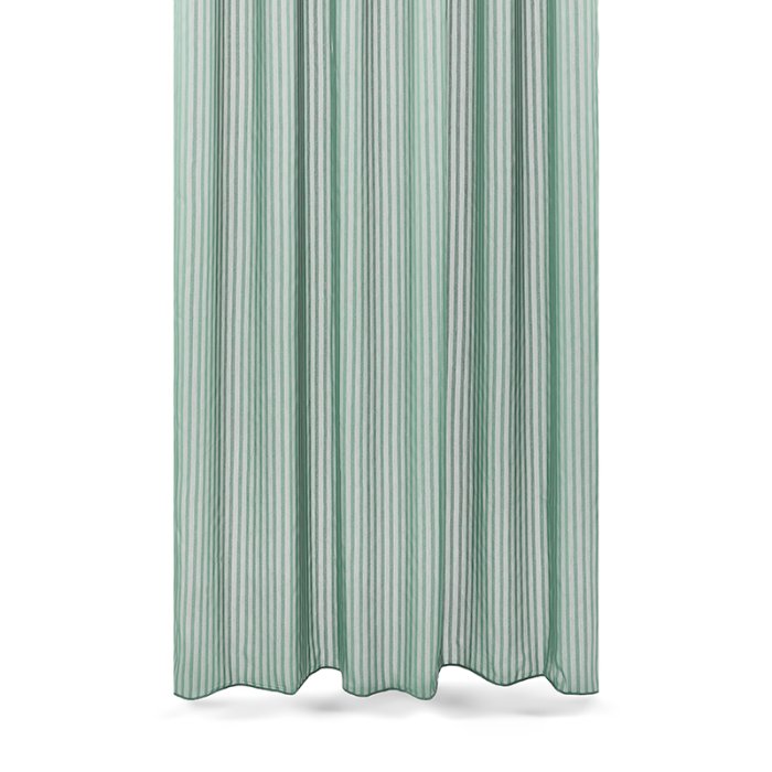 Compliments Lines Badeforh�ng 140x220cm m/ Ringe Dusty Green