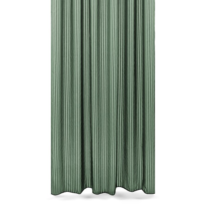 Compliments Lines Badeforh�ng 140x220cm m/ Ringe Forest Green