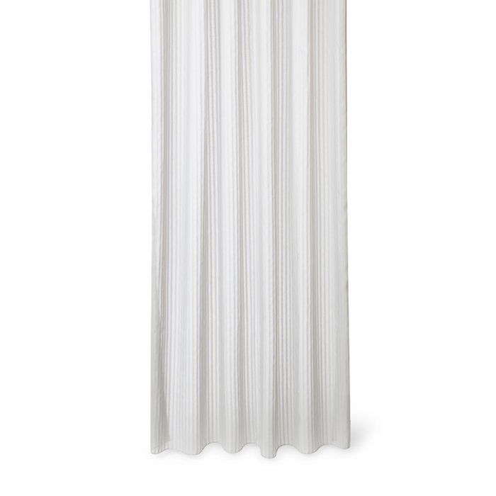 Compliments Lines Badeforh�ng 140x220cm m/ Ringe Lysegr�