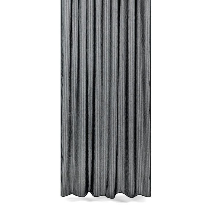 Compliments Lines Badeforh�ng 140x220cm m/ Ringe Sort