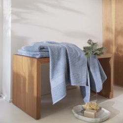 Compliments Slow H�ndkl�de 70x140cm Sea Blue